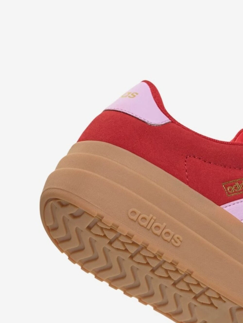 adidas 9.5 Women’s Scarlet VL Court Bold with Lilac - Picture 6 of 7